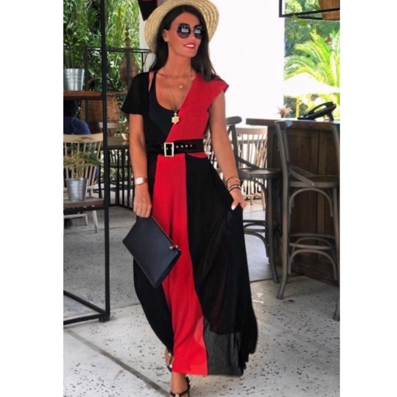 Zara | Dresses | Knit Twotone Dress | Poshmark